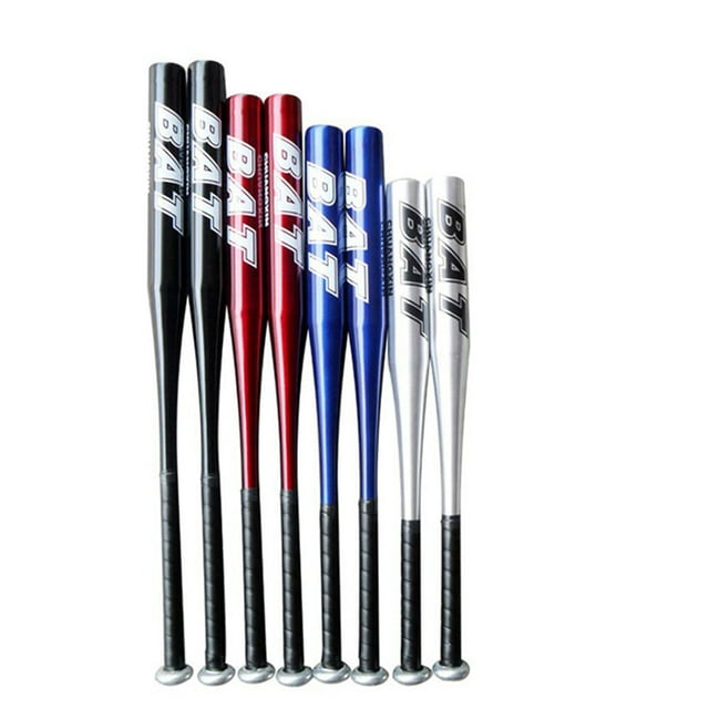 Aluminium Alloy Baseball Stick Thick Defensive Weapon Vehicle-mounted Steel Stick Ball Stick red 30 inches