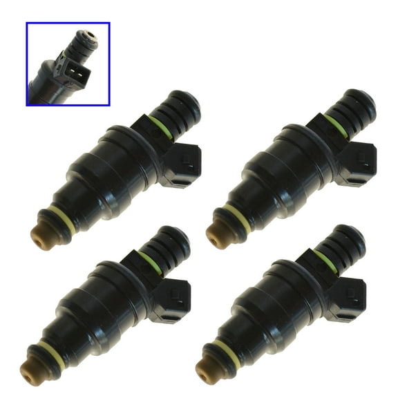 TRQ Fuel Injector Kit Set of 4 for 91 Ford Taurus L4 2.5L FIA60500