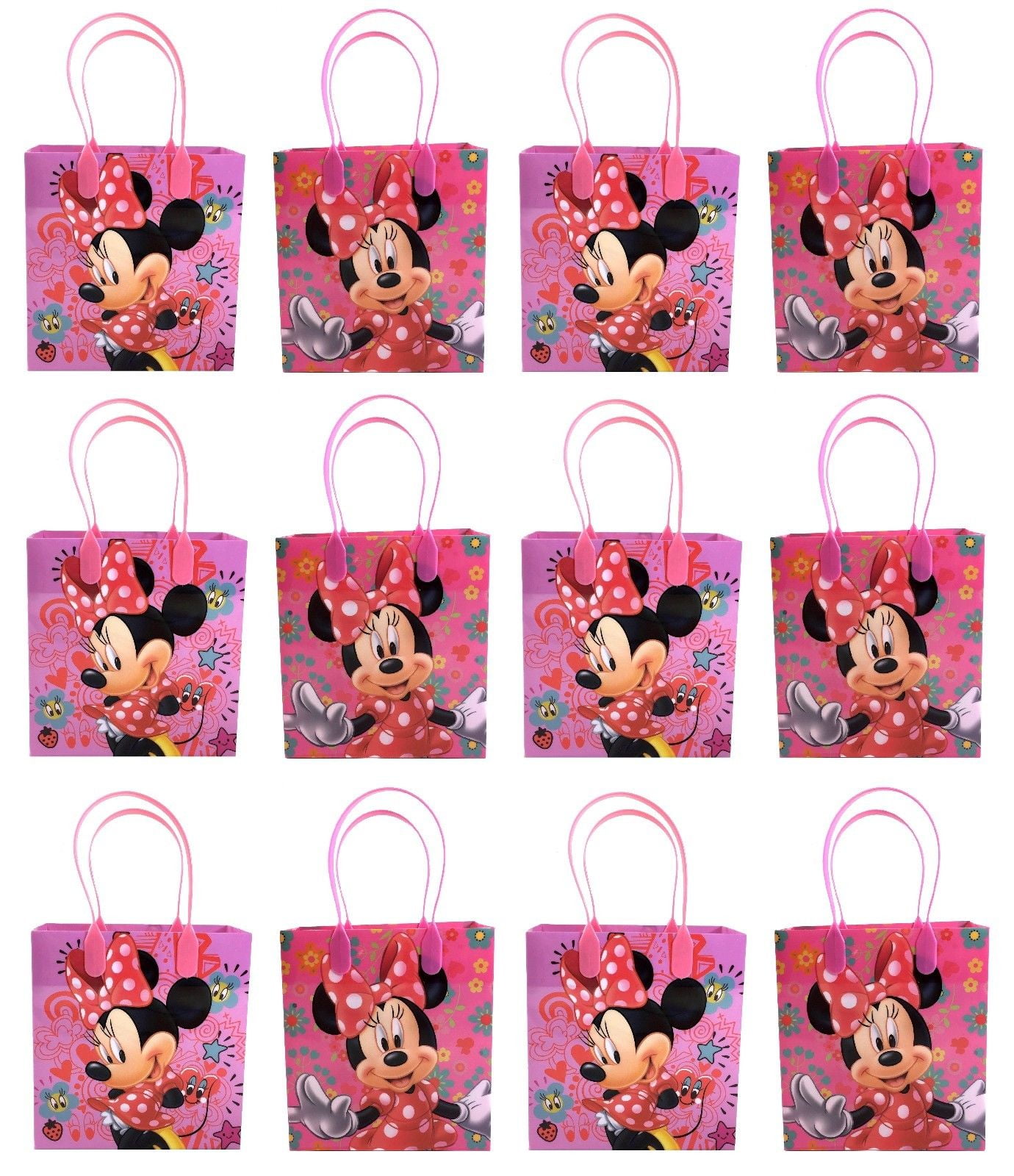 Minnie Mouse 12 Authentic Licensed Party Favor Reusable Medium Goodie