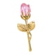thumbnail image 5 of Flor de rosa de cristal, regalo, flor Artificial, Día de la madre, adorno romántico para el Día de Acción de Gracias, para abuela, amigos, mamá, esposa, hermana, 5 of 9