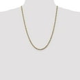 thumbnail image 3 of Auriga Fine Jewelry 10K Yellow Gold 4 mm Diamond-cut Quadruple Rope Chain Necklace for Men 24", 3 of 6