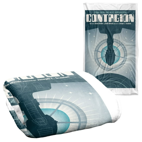 Star Trek The Next Generation Season 2 Episode 11 Silky Touch Super Soft Throw Blanket 36" x 58"
