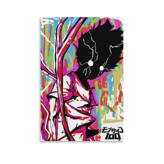 Mob Psycho 100 Anime Poster (23) Picture Print Canvas Poster Wall Paint Art Posters Decor Modern Home Artworks Gift 24x36inch(60x90cm)