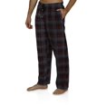 thumbnail image 4 of Men's Pajama Long Sleeve Top and Plaid Pants Fleece Sleepwear Set, 4 of 5