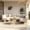 Beige, variant on LAUSAINT HOME 7-Piece Modular Outdoor Sectional Sofa Set, All Weather Wicker Patio Conversation Set with Water Resistant Cushions, L-Shaped Iron Frame Furniture for Medium Backyard, Garden, Balcony