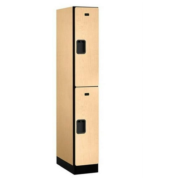 Salsbury  Designer Wood Locker Double Tier - Maple