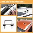 thumbnail image 2 of LABSERRON 1Pack U-Bolt Clamp for Roof Rack Shovel Mount and Cargo Racks 4.7x3.9x0.8in, 2 of 7