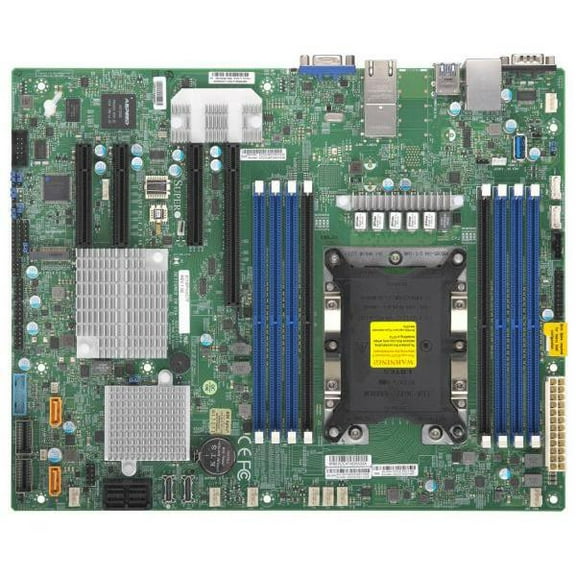 Supermicro X11SPH-NCTF Motherboard ATX Intel Xeon LGA 3647 C622 Chipset DDR4 PCI-E3.0 SATA3 SAS3 NVMe (MBD-X11SPH-NCTF-O)