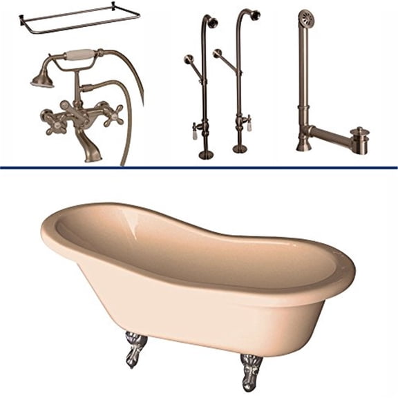 BarclayTub Kit 60" AC Slipper, Shwr