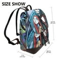 thumbnail image 2 of Goofa The Nightmare Before Christmas Pattern Leather Backpack Purse for Women Fashion Multipurpose Design Handbag Ladies Shoulder Bags Travel Backpack, 2 of 4