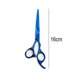 thumbnail image 2 of Tijeras profesionales para cortar el cabello de peluquero - Tijeras de salón de acero inoxidable - Longitud total de 5,5", 2 of 5