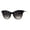 Brown Tortoise, variant on Womens Mod Chic Oversize Cat Eye Metal Arm Luxury Sunglasses Brown Tortoise