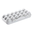 thumbnail image 1 of Stackable Egg Storage Tray Grey 18 Eggs (grey) (1pcs), 1 of 1