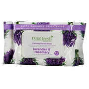 Bio creative Lab Pfb White Radiance Exfoliating Facial cleansing Wipes, Lavender and Rosemary, 60 count