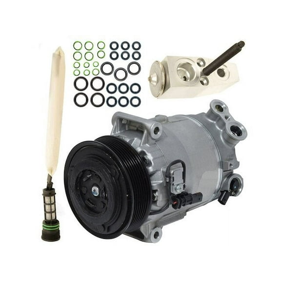 A/C Compressor Kit - Compatible with 2013 - 2014 Chevy Malibu 2.4L 4-Cylinder