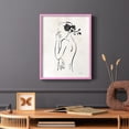 thumbnail image 6 of Romantic Line Art II in Pink Solid Wood 8 x 10 Framed Print, 6 of 6