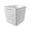 White-Large Cube 17L, variant on Curver Set Of 4 Large Cube 17l Jute Decorative Plastic Organization And Storage Baskets - Bins For Home Office Closet Shelves Kitchen Pantry All Bedroom White