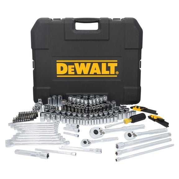 DEWALT TOUGHSERIES 3 Drive Mechanics Tool Set with 242 Pieces plus Case, DWMT45417