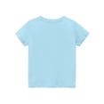 thumbnail image 4 of YOUYEDIAN 7 Year Old Girl Birthday T Shirts - Kids Toddler I was 6 Now I'm 7 67 Funny Cute Short Sleeve Crew Neck Tops (Light Blue, 8-9 Years), 4 of 5