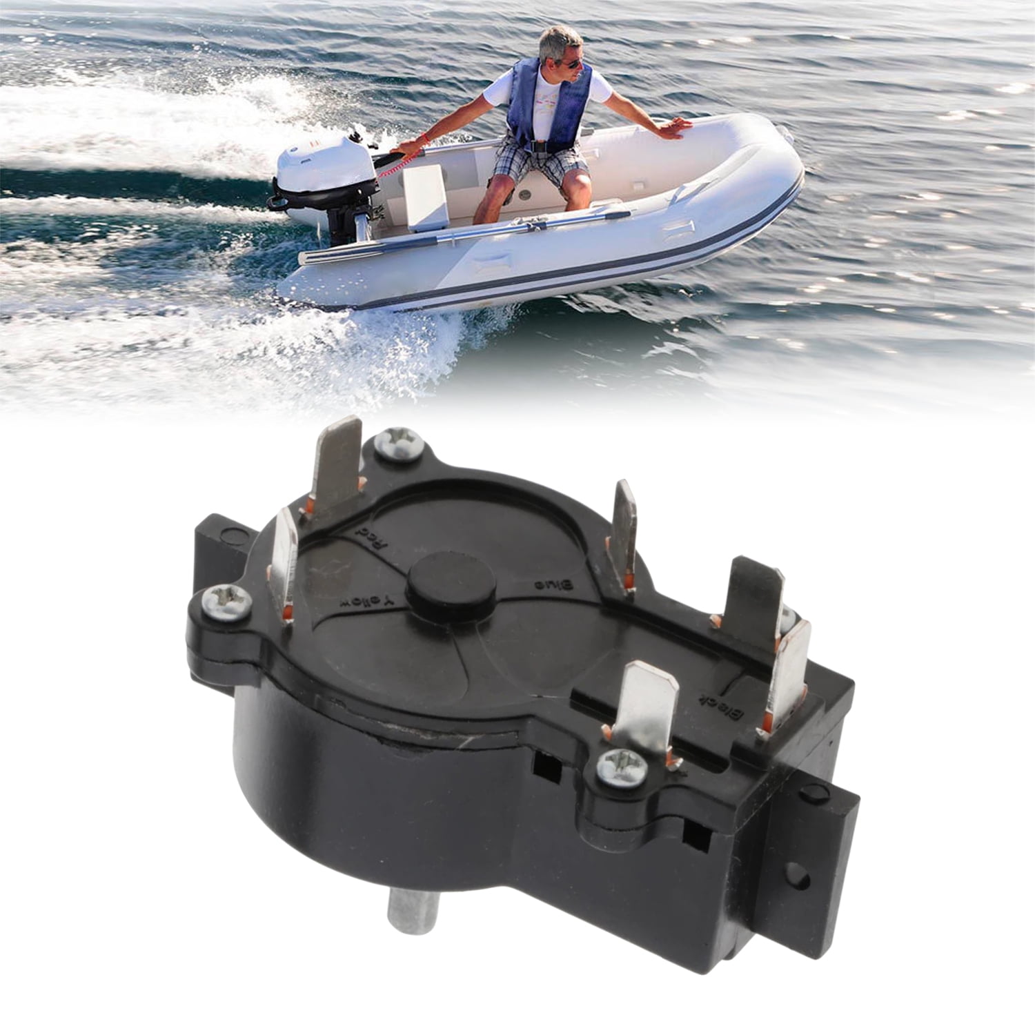 Kayak Electric Motor Speed Switch Boat Outboard Trolling Motor Controller 