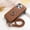 Brown, variant on Dteck Crossbody Strap Wallet Case for iPhone 15 Pro,Magnetic Leather Card Slots Pocket Case Shockproof Ring Holder Stand Cover with Shoulder Strap, Black