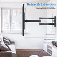 Monkemon Full Motion TV Wall Mount,Tilt Swivel TV Bracket for 13-43" TVs,50 lbs Capacity