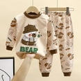 thumbnail image 4 of Conjunto de ropa interior para niños y niñas, pijama puro, Calzoncillos largos, ropa para el hogar, primavera y otoño, novedad de 2023, 4 of 4