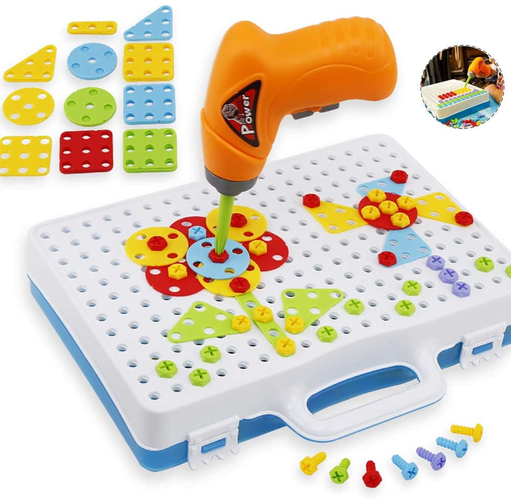 PlugIn Game Montessori Toy With Drill Educational Creative Toy 3D