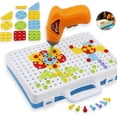 thumbnail image 1 of Yxaomite Elektrische Bohrmaschine Puzzle Spielzeug Zerlegen Schraubenmutter Montage Kombination Creative Bau Toy Set Kinder Spaß Spielzeug Geschenk Zhivalor LN-1915, 1 of 4