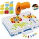 thumbnail image 1 of Juego de apilamiento Montessori juguetes con taladro Juguetes educativos creativos 3D rompecabezas mosaico juego caja de herramientas Niños de 3 4 5 6 años para niños niñas Xemadio LN-1915, 1 of 4