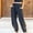 Black, variant on Aloohaidyvio 2024 Summer Pants for Women,Womens Spring And Autumn Solid Color Elastic Waist Cotton Leggings Casual Pants