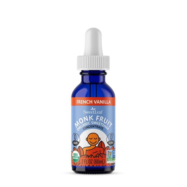 SweetLeaf - Monk Fruit Liquid Organic Sweetener Concentrate French Vanilla - 2 fl. oz
