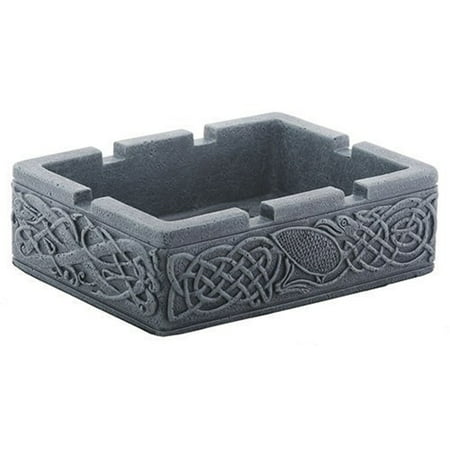 Celtic Knots and Leaf Pattern Cigarette Ashtray Smoking Ash Tray Smokers