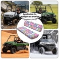 thumbnail image 4 of FKELYI Easter Egg Flower Print UTV Seat Covers Full Protection Anti-Dust Bench Seat Cover with Elastic Band Backrest Cover Waterproof Decor UTV Accessories, 4 of 7