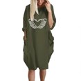thumbnail image 1 of El vestido estampado de manga larga sexy con bolsillo suelto y cuello redondo casual de talla grande de invierno para mujer Fridja  yut1034, 1 of 4