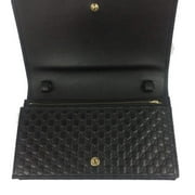 Gucci Womens GG Logo Black Wallet Crossbody Handbag 466507