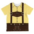 thumbnail image 2 of XIAOCHA Men's Suspender Print T-Shirt Oktoberfest Bavarian Casual Short Sleeve Round Neck Tee, 2 of 4