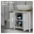 thumbnail image 5 of Ditangy Pedestal Sink Storage Cabinet, Under Sink Cabinet, Bathroom Vanity Cabinet -Shape and Adjustable Internal Shelf, White, 5 of 9
