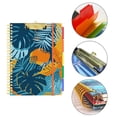 thumbnail image 2 of Washranp Clipboard Folio with Refillable Lined Notepad 5 Interior Storage Dividers Side Pockets File Folder Colorful Labels Clipboard, 2 of 6