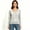 Silver, variant on Women’s Classic V Neck Long Sleeve Soft Knit Pullover Sweater, Women's , Size S-2XL