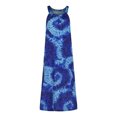 thumbnail image 4 of IROINNID Women's Sleeveless Sundress Round Neckline Summer Casual Regular Dress Prints Dress, 4 of 9