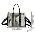 thumbnail image 2 of Grand Sac Fourre-Tout Transparent Sacs de Concert Transparents Multi-Usages pour Travail École, 2 of 5