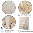 thumbnail image 3 of Designart "Neutral Birch Simplicity" Tree Birch Floater Framed Canvas Wall Art, 3 of 5
