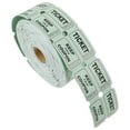 thumbnail image 3 of 1 Roll 1000Pcs Green Rectangle Raffle Tickets Paper Lottery Event Recording Prize Drawing Events Carnivals, 3 of 9