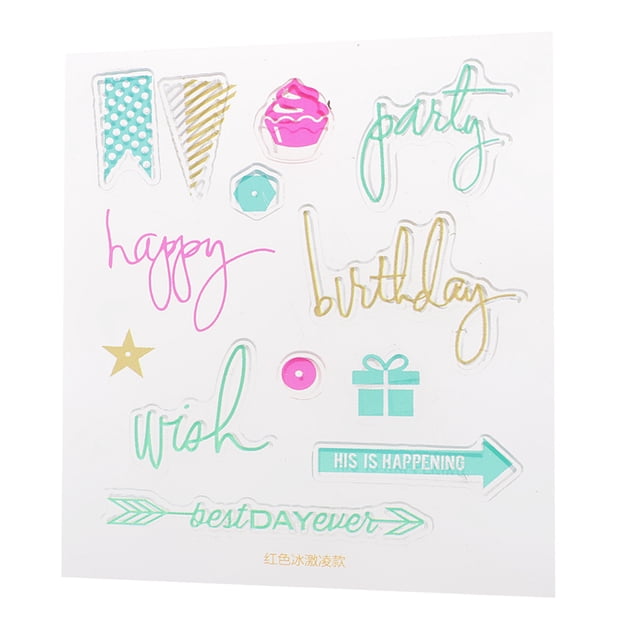 Sello de Silicona DIY Scrapbooking Sunnimix Sellos de Silicona Arte de Bricolaje
