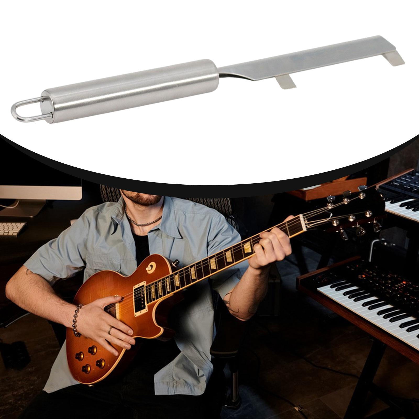 Dualoai Guitar Refret Tool Slot Guitarists Stainless Steel Luthiers Fretboard Repair