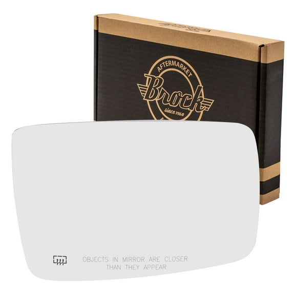 Brock Mirror Glass for 2011-2018 1500 w/o Towing Package Heated Right 68050298AA 2011-2018 2500