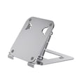 thumbnail image 5 of Adjustable Laptop Stand for Desk,Foldable Laptop Holder with Stable Heavy Base,Multi-angle Adjustable Ergonomic Computer Riser Compatible with MacBook Air Pro,Notebook,All 10-15.6”Laptops,Grey, 5 of 8