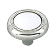 thumbnail image 1 of Amerock BP7624426W Allison Valeur Quincaillerie Bouton Rond - Chrome Poli Blanc, 1 of 1