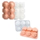 thumbnail image 1 of Bandejas para cubitos de hielo: moldes para bandejas de hielo para hacer varias formas de hielo para whisky, reutilizables, paquete de 2, 1 of 6